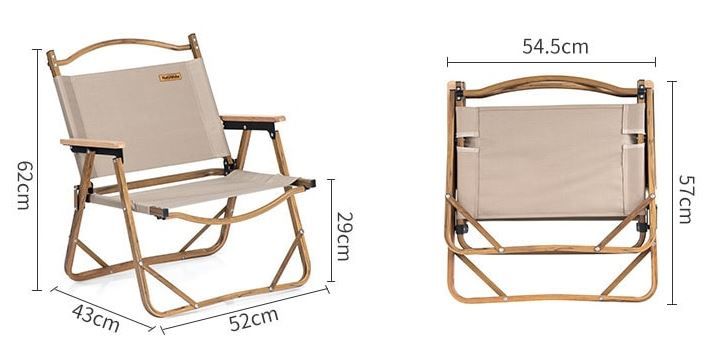 Ghế Kermit gấp gọn NatureHike NH19Y002-D dành cho cắm trại, dã ngoại