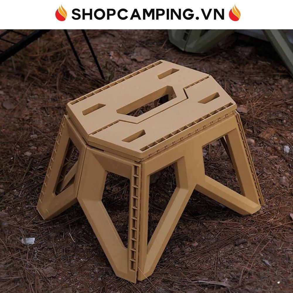 Ghế nhựa gấp gọn, ghế xếp mini chịu lực cao, ghế đẩu gấp gọn trong nhà, du lịch, cắm trại dã ngoại