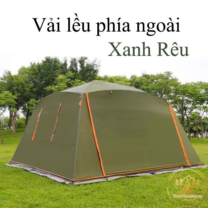 Lều trung tâm lắp ghép Moqi, lều dã ngoại cỡ lớn gấp gọn dành cho 8-10 người