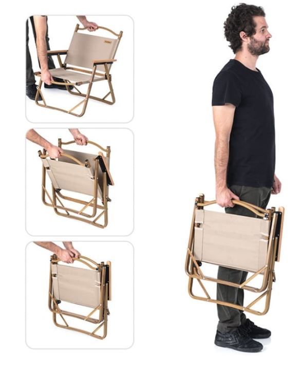 Ghế Kermit gấp gọn NatureHike NH19Y002-D dành cho cắm trại, dã ngoại