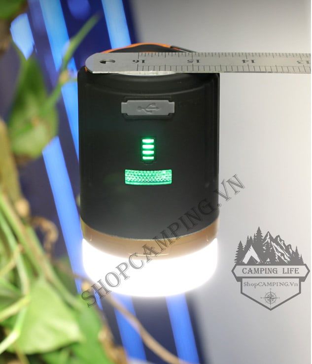 Đèn treo lều dã ngoại có điều khiển từ xa, đèn led pin sạc dự phòng phượt, du lịch, cắm trại dã ngoại