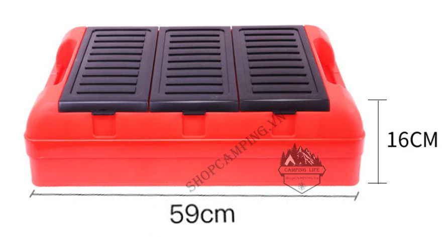 Thùng đựng đồ gấp gọn dung tích 75L, giữ được nước, siêu bền, đựng đồ trên xe hơi, cắm trại dã ngoại ( kèm túi chống thấm)