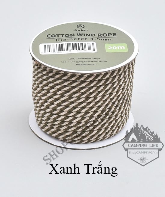 Dây căng lều,tăng dây dù cotton dành cho cắm trại glamping