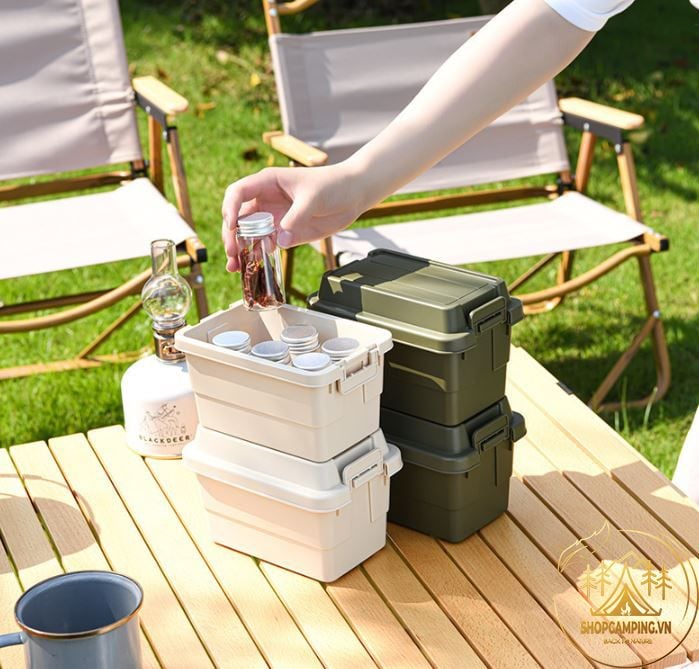 Hộp Đựng Đồ Nướng BBQ , Hộp Đựng Gia Vị Mini Tiện Lợi Cho Dã Ngoại Cắm Trại Ngoài Trời