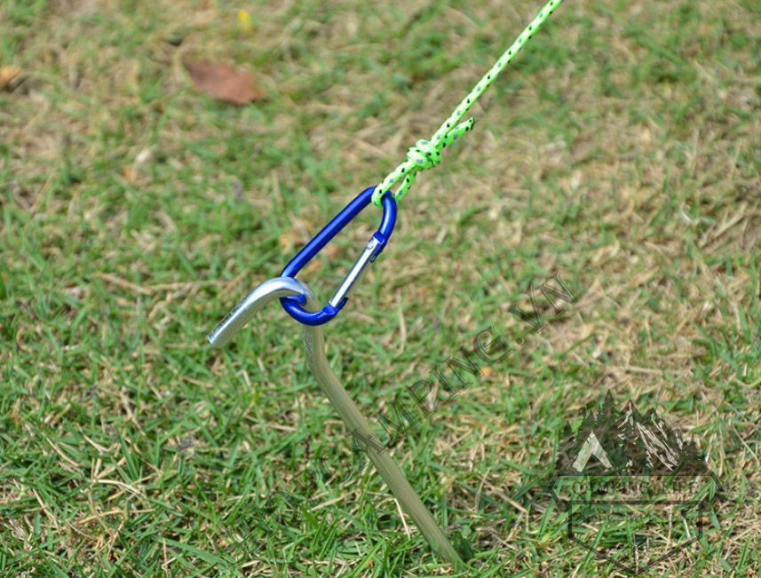 Cọc cắm lều cắm trại bằng nhôm 18cm (10 cọc)