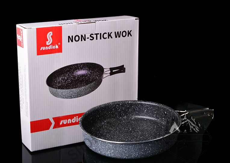 Chảo gấp gọn Sundick, chảo chống dính tiện dụng dành cho cắm trại dã ngoại