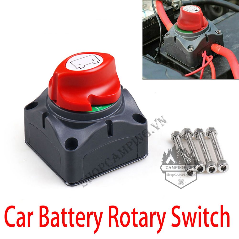 Công Tắc Ngắt Kết Nối Bảo Vệ Bình Ắc Quy Xe Hơi 300a/ 600a