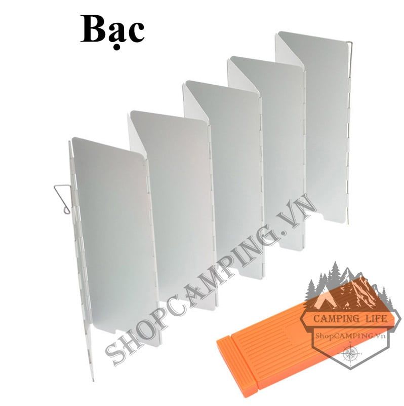 Chắn gió bếp ga gấp gọn,dã ngoại nhiều màu,hợp kim nhôm cao cấp