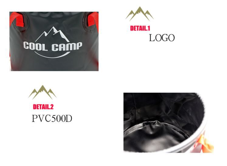 Xô đựng nước 10L Coolcamp gấp gọn, xô nước tròn dã ngoại, du lịch cắm trại