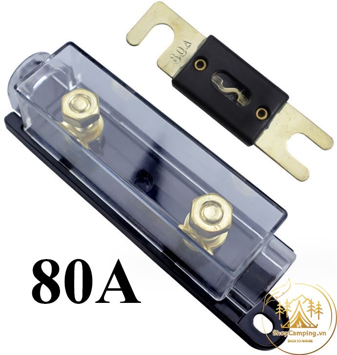 Cầu chì xe oto, cầu chì âm thanh mạ cao cấp 60a-200a
