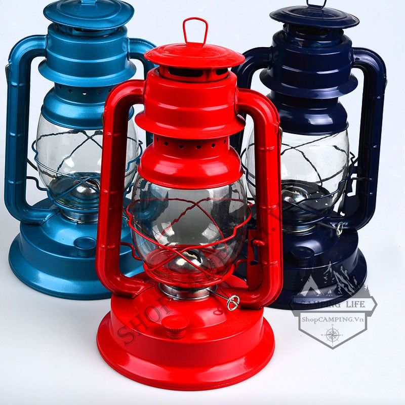 Đèn bão nhiều màu Decor trang trí nhà cửa, đèn cắm trại dã ngoại size siêu bự