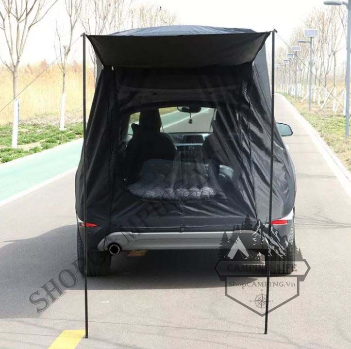 Lều gắn cốp xe hơi, lều che nắng gắn đuôi xe dành cho cắm trại dã ngoại
