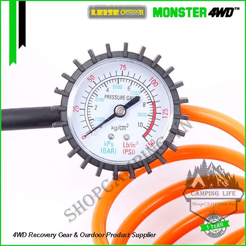 Máy bơm hơi, bơm lốp oto 2 Xi-Lanh công suất cao 160L/Phút chuyên dụng cho xe Offroad