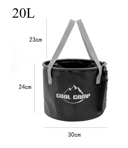 Xô đựng nước 10L Coolcamp gấp gọn, xô nước tròn dã ngoại, du lịch cắm trại