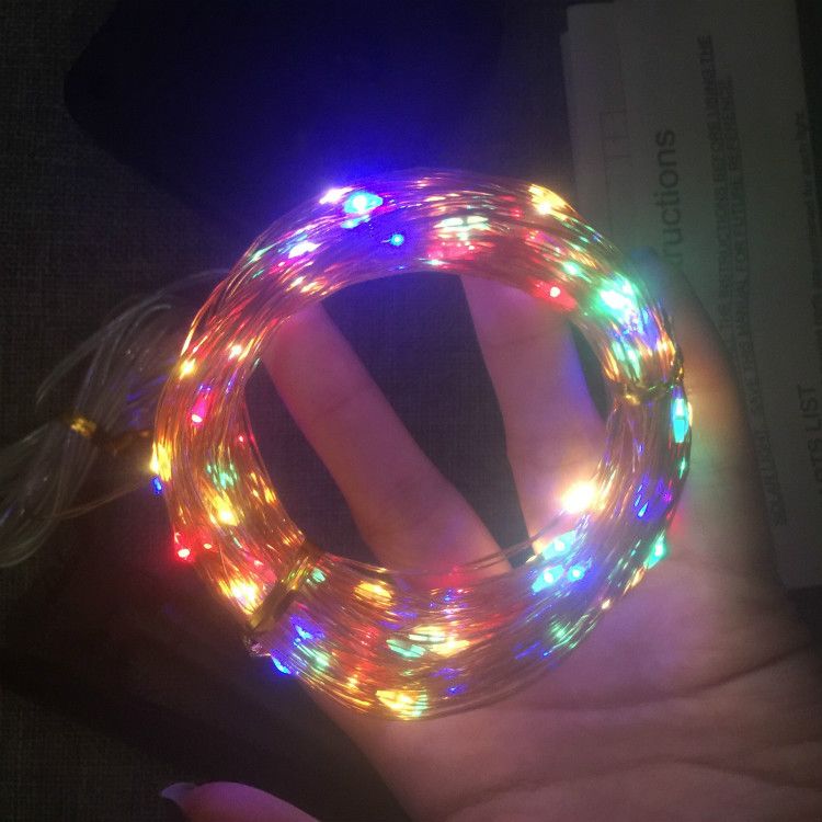 Dây đèn led trang trí ,đèn led đom đóm thế hệ mới dây đồng bền hơn chắc hơn,sử dụng pin AA hoặc cổng USB