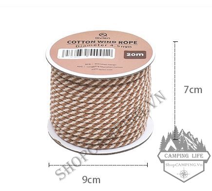 Dây căng lều,tăng dây dù cotton dành cho cắm trại glamping