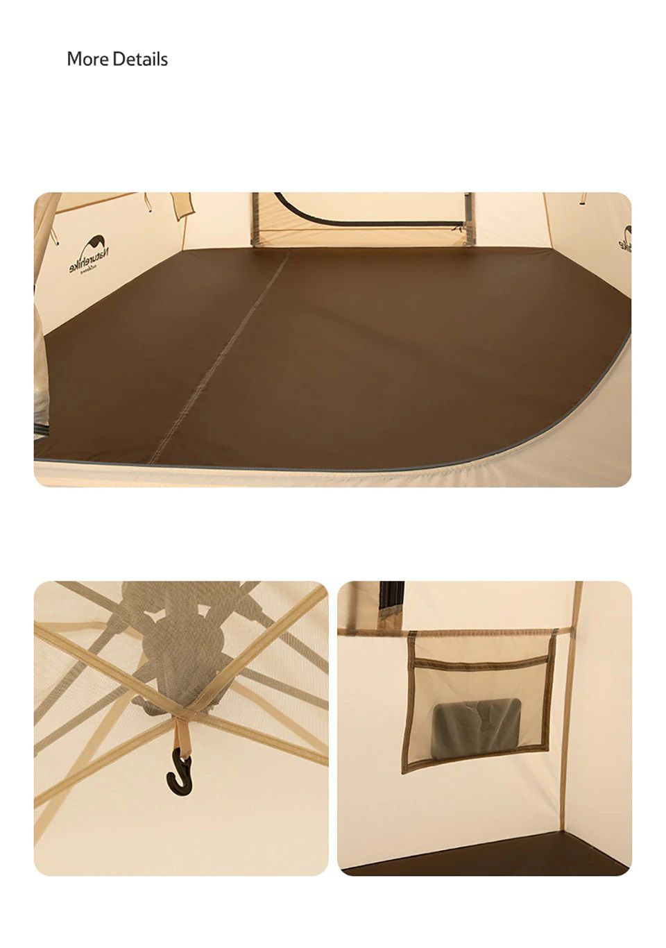 Lều Glamping tự bung Naturehike NH21ZP010