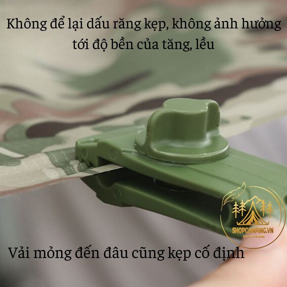 Kẹp nhựa ABS giữ tấm bạt lều cắm trại, kẹp cố định tăng lều bạt dã ngoại, phượt