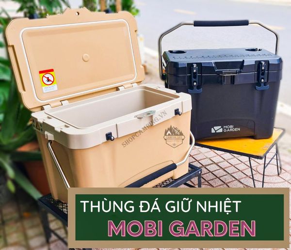  Thùng đá giữ nhiệt 25L MOBI GARDEN/ Mountaitnhiker dành cho cắm trại dã ngoại 