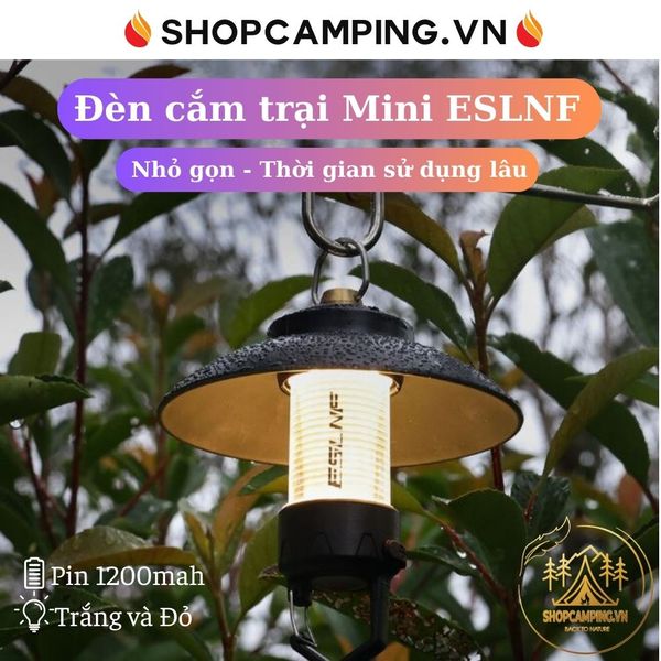  Đèn để bàn, đèn led, đèn treo lều ESLNF đa chức năng dành cho cắm trại dã ngoại 