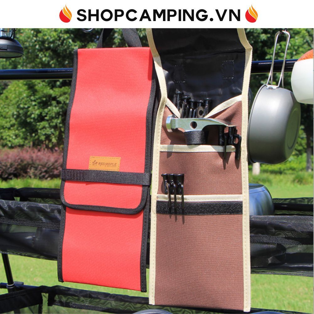 Túi đựng cọc gim lều cắm trại Redmaple, túi đựng dụng cụ dã ngoại