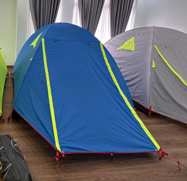 Lều cắm trại 3- 4 người, lều dã ngoại, du lịch, treckking 2 lớp chống thấm nước.