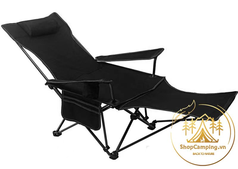 Ghế xếp thư giãn, ghế nằm văn phòng, ghế bố dài gấp gọn, bệnh viện, phượt, du lịch