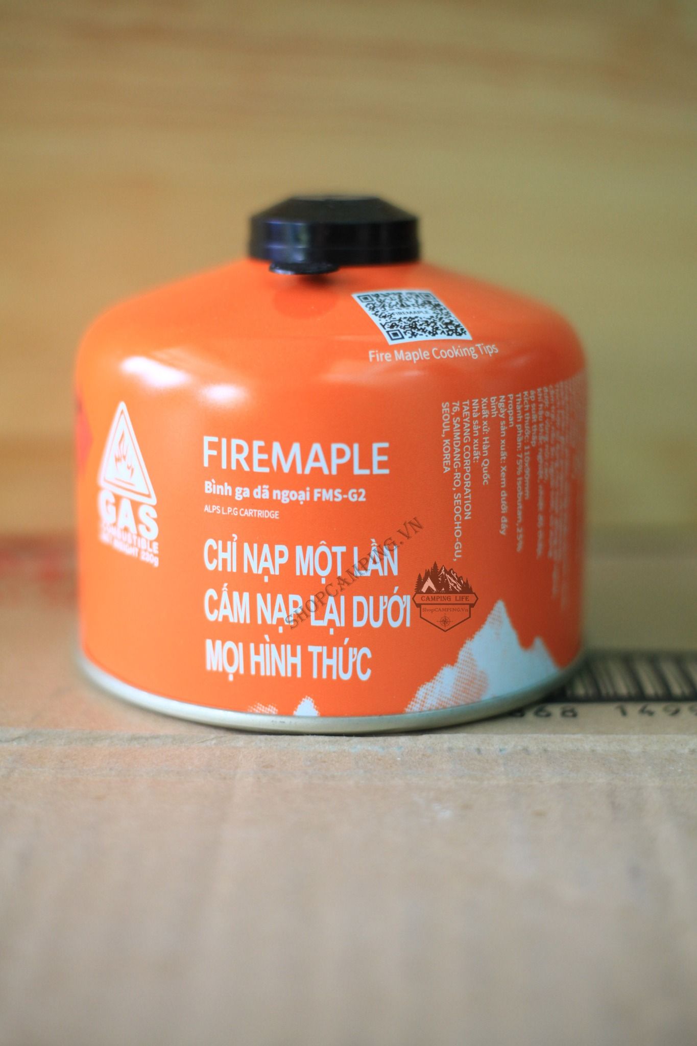 Bình gas dã ngoại Fire Maple FMS G2