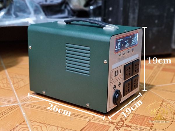  Trạm sạc, Trạm điện, Pin sạc dự phòng 50000mAh Công suất 1000W tích hợp inveter 