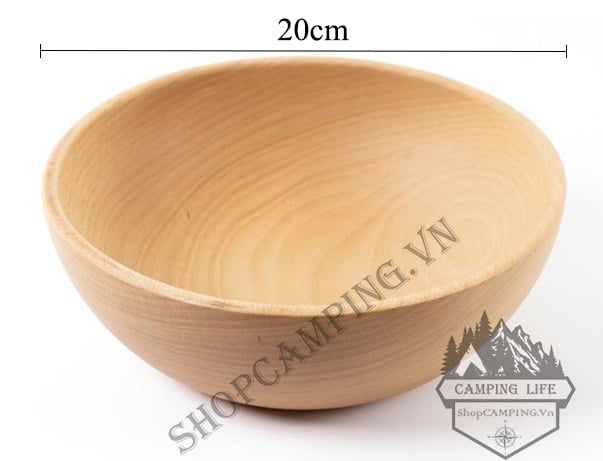 Chén gỗ sồi nguyên khối,Bát Ăn Bằng Gỗ Sồi Tự Nhiên Không Sơn Màu An Toàn Cho Bé