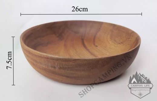 Chén gỗ sồi nguyên khối,Bát Ăn Bằng Gỗ Sồi Tự Nhiên Không Sơn Màu An Toàn Cho Bé