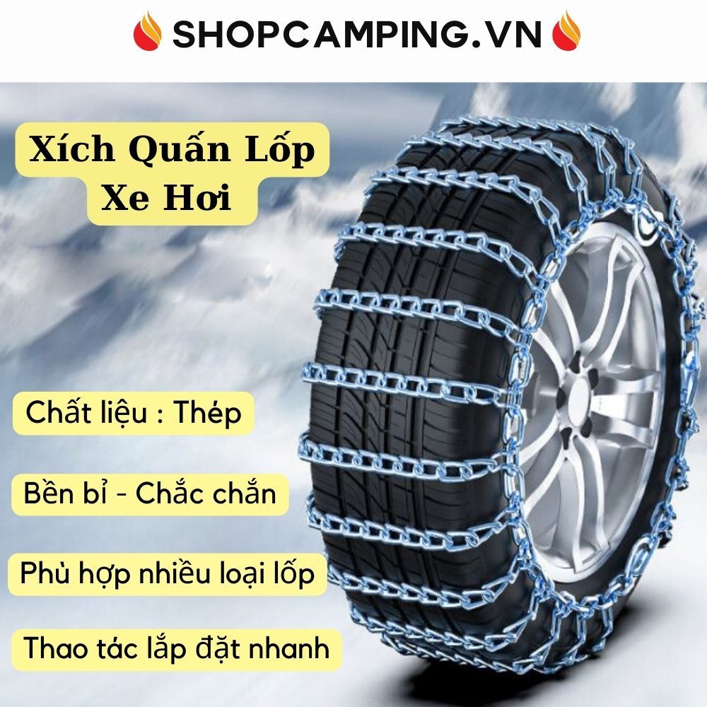 Xích thoát lầy , xích quấn lốp bánh xe dành cho offroad