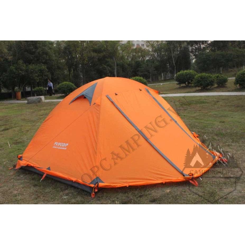 Lều cắm trại, lều 2 lớp cho 2-4 người chuyên chống lạnh Flytop khung nhôm