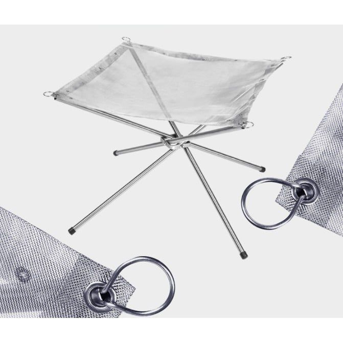 Giá lưới đốt củi chống cháy cỏ loại CLS dài inox 304
