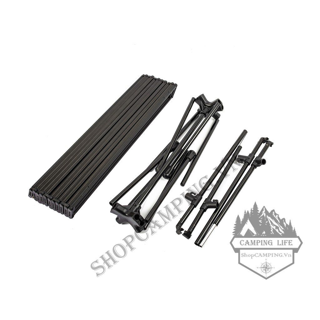 Bàn nhôm gấp gọn điều chỉnh 2 cấp độ cao Cloud Wild T-520,dành cho dã ngoại cắm trại