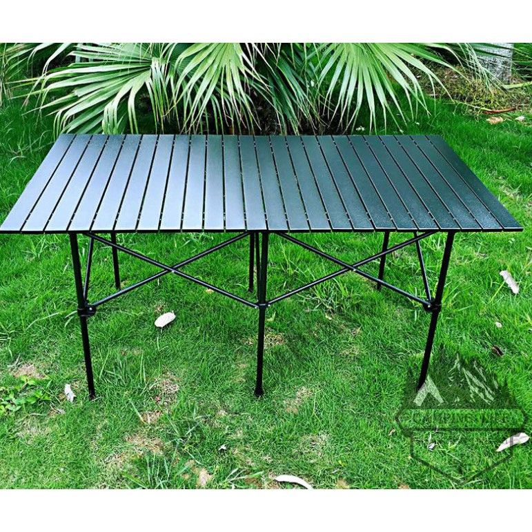 Bàn xếp dã ngoại, cắm trại mặt vân đá cẩm thạch, chịu lực lên đến 120kg