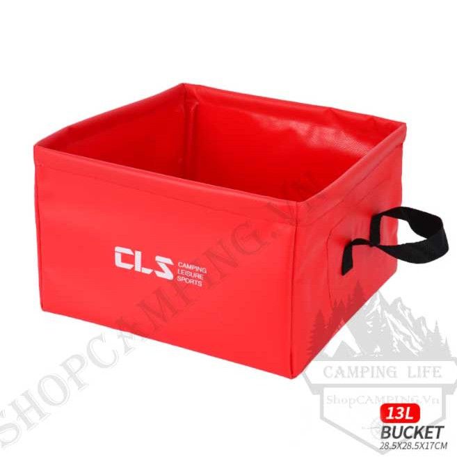 Xô nước gấp gọn hình vuông CLS 13 lít