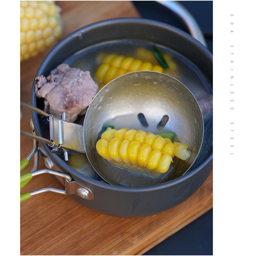 Thìa múc canh gấp gọn inox 304