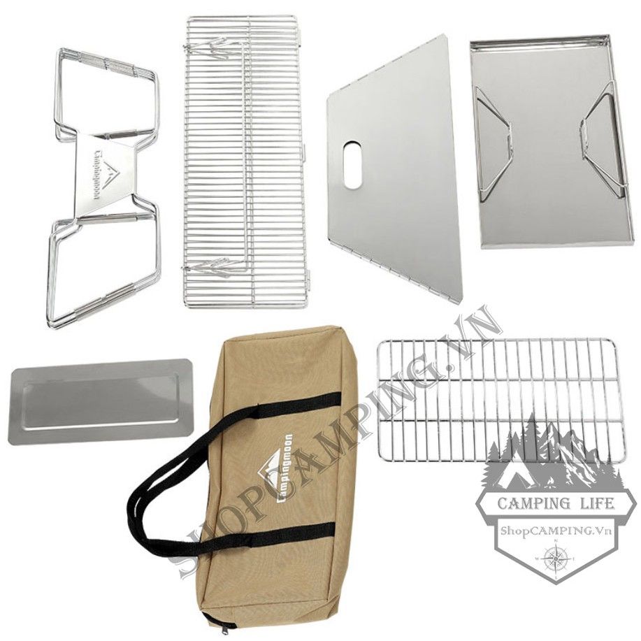 Bếp nướng dã ngoại cắm trại Campingmoon MT3