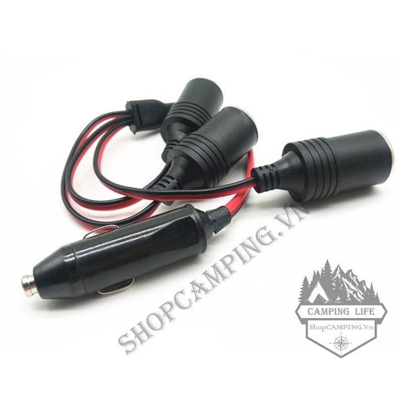 Cáp Chia Đầu Tẩu Sạc Trên ôtô 1 ra 4/ 1 ra 3(công suất cao 200w)