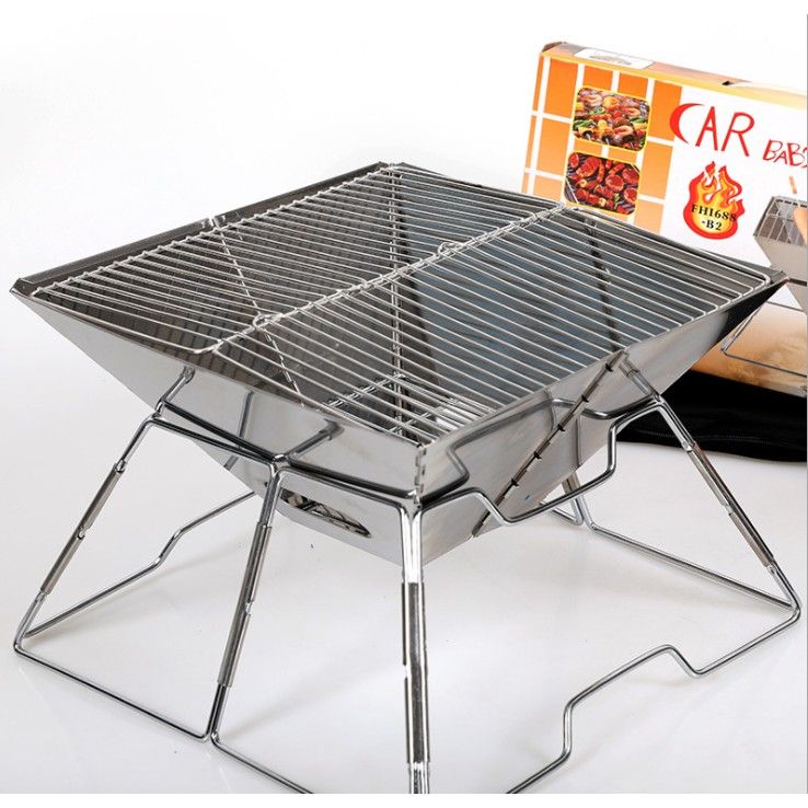 Bếp nướng inox B2 không hộp dành cho 2-3 người dùng