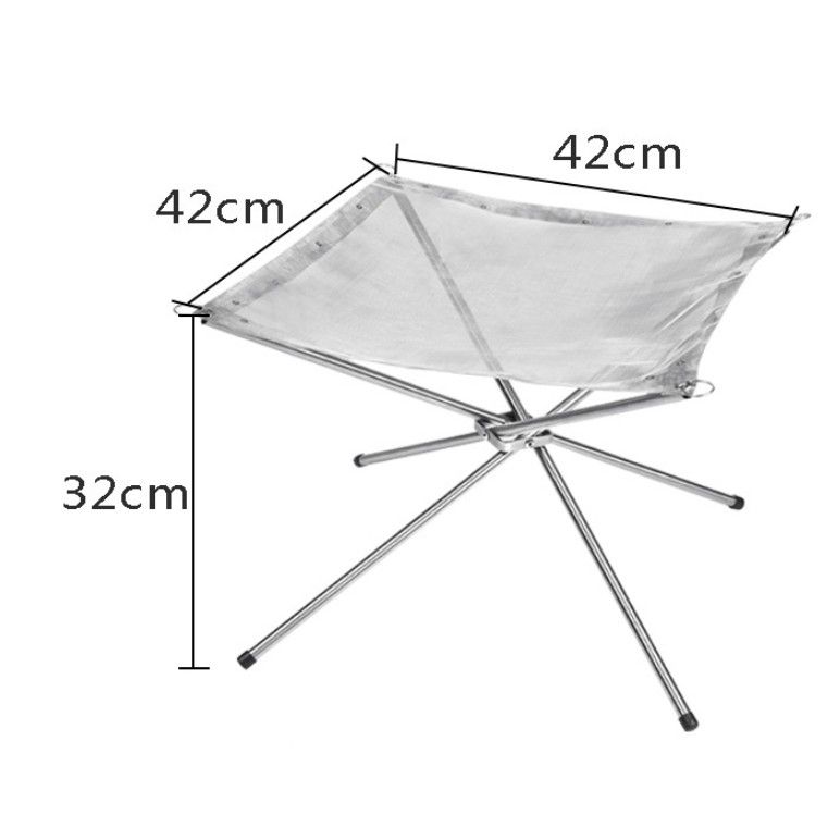 Giá lưới đốt củi chống cháy cỏ loại CLS dài inox 304