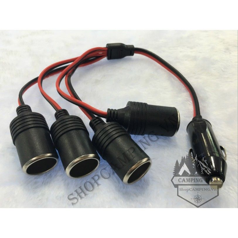 Cáp Chia Đầu Tẩu Sạc Trên ôtô 1 ra 4/ 1 ra 3(công suất cao 200w)