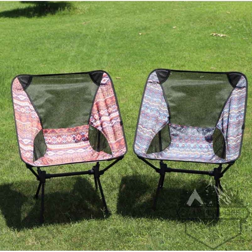 Ghế xếp thổ cẩm phượt du lịch câu cá dã ngoại siêu gọn, cắm trại, outdoor