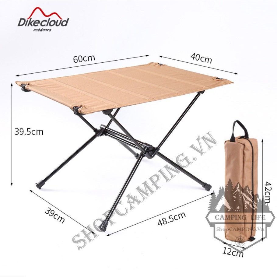 Bàn vải gấp gọn cắm trại dã ngoại mẫu mới DikeCloud NH19Z027-Z