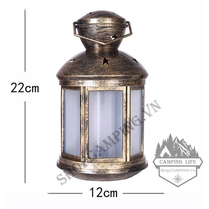 Đèn lồng giả cổ Led,trang trí phòng ngủ,decor quán cafe