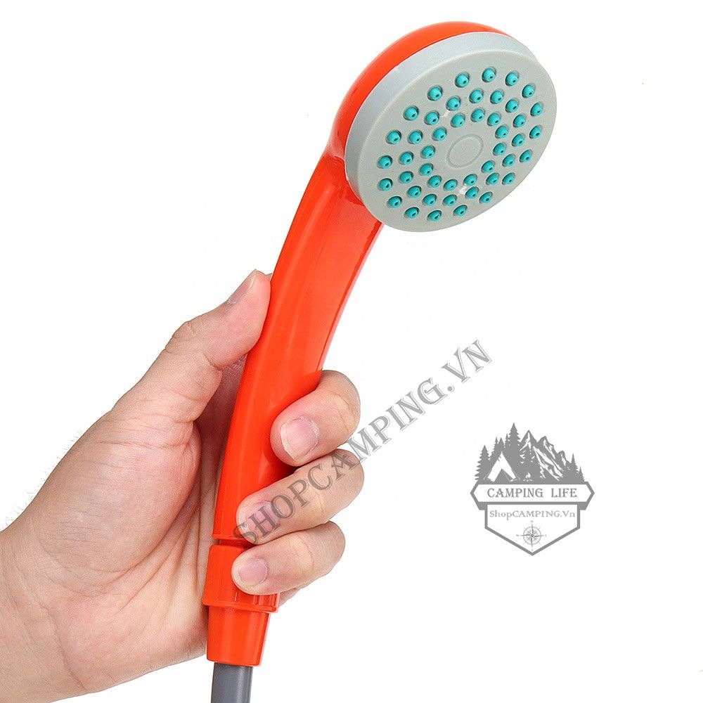 Vòi sen tắm bơm 12v di động cho xe hơi, vòi hoa sen dã ngoại, cắm trại, du lịch