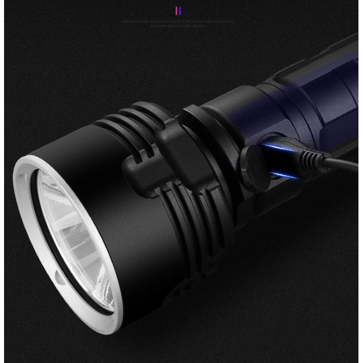 Đèn pin siêu sáng chip led P70 50w ,sạc cổng USB kèm 1 pin 26650