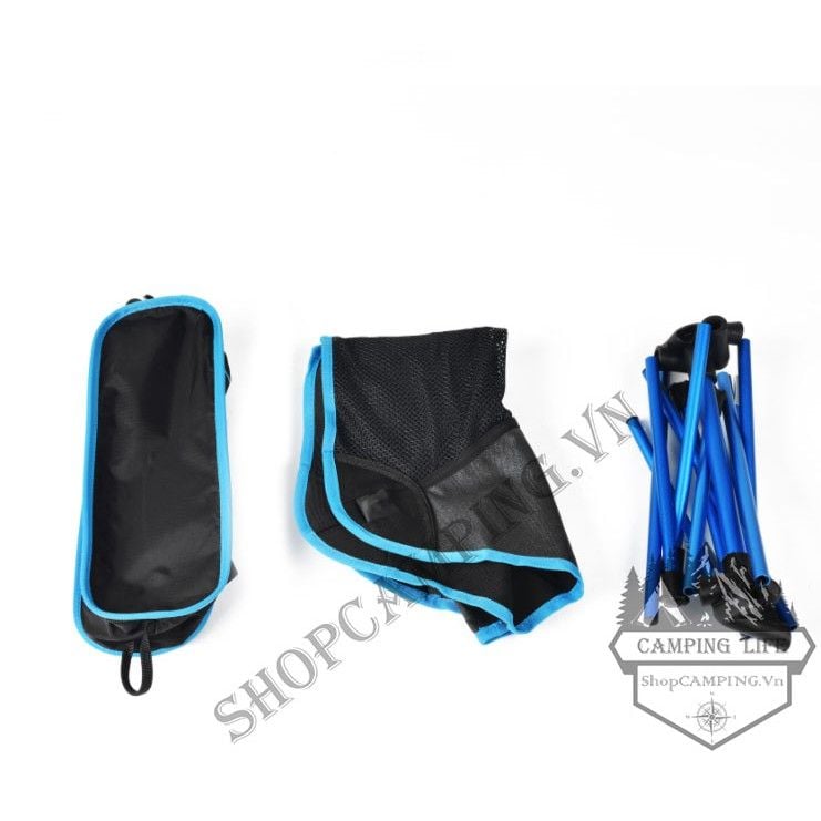 Ghế xếp gọn khung nhôm du lịch phượt dã ngoại câu cá cắm trại