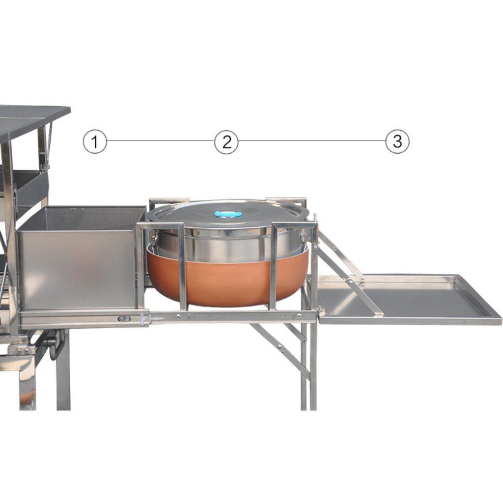 Bàn bếp di động cắm trại ,Bàn bếp di động cắm trại,dã ngoại,bếp di động inox 304,siêu bền,siêu tiện lợi